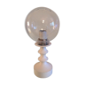 Lampe de chevet globe en verre/ vintage années 60-70