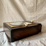 Small Art Deco wooden wall shelf