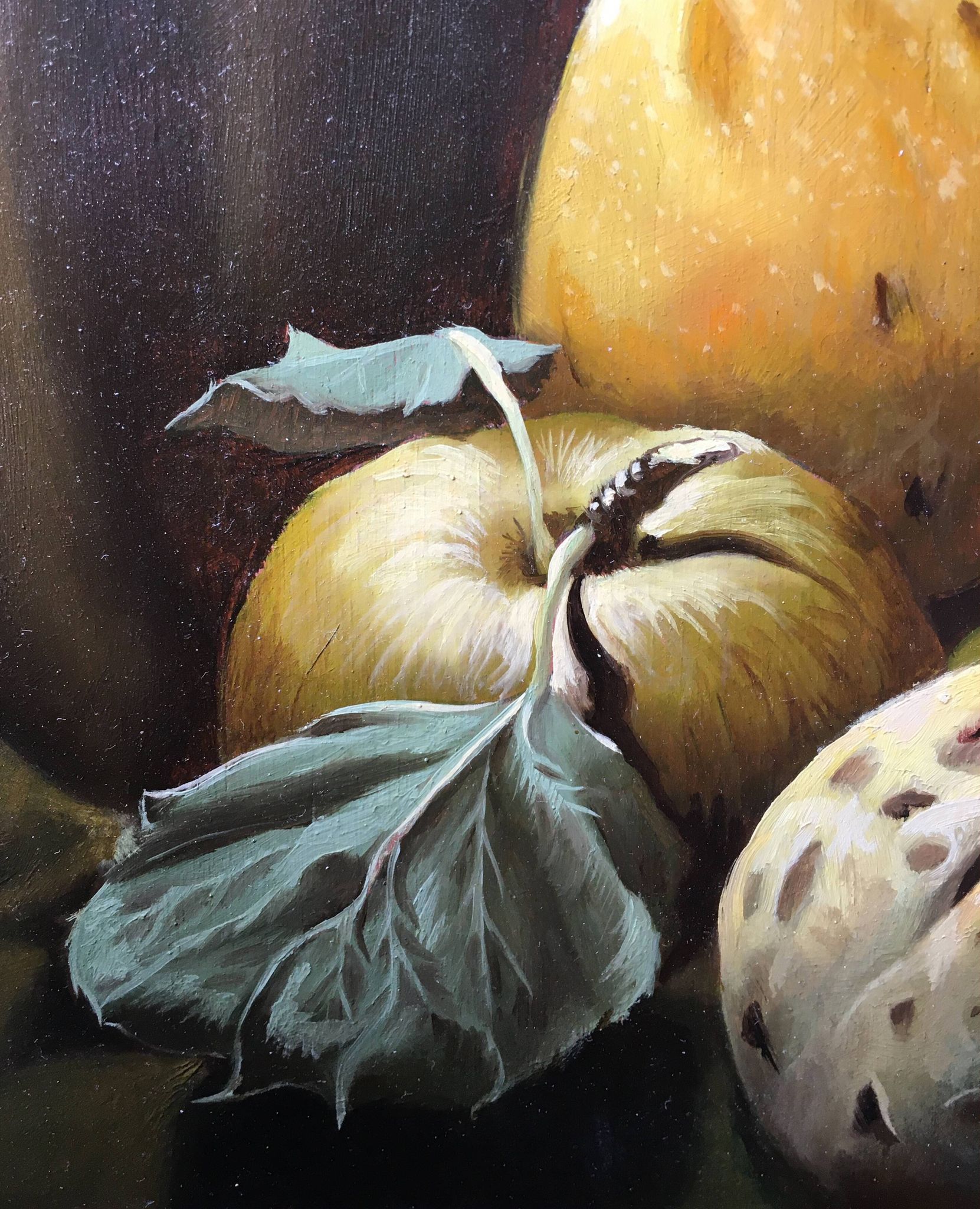 "Still Life with Tave Fruit" by Rolin 1980