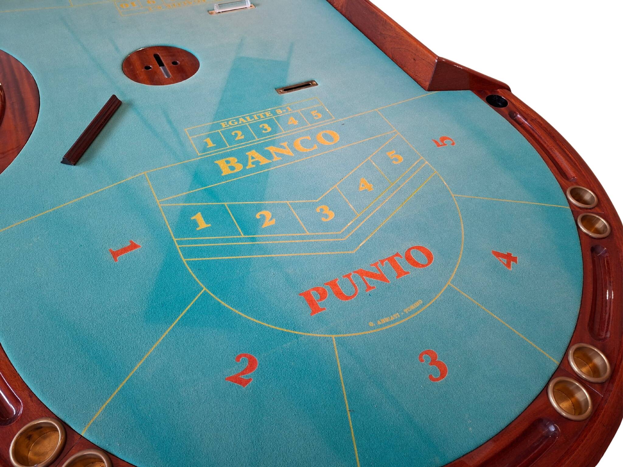 Tavolo da Gioco Originale "Punto Banco" - Ex Casinò di Venezia (Anni '80)