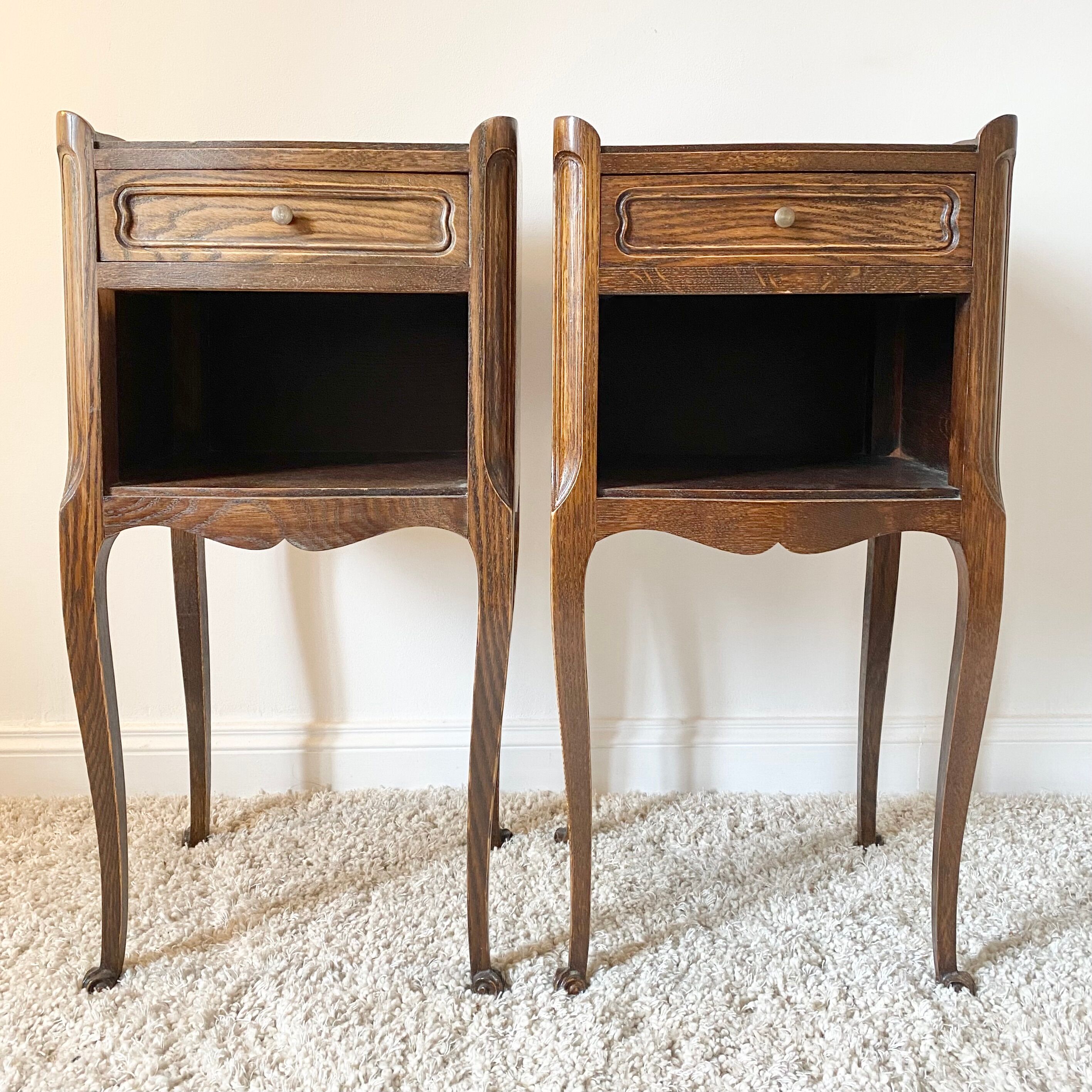 Bedside table Louis XV style