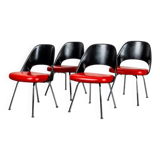 Set of 4 Conference chairs by Eero Saarinen for Knoll