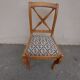 1 chaise ancienne à croisillon charles x  période restauration