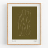Abstract giclee art print, A3