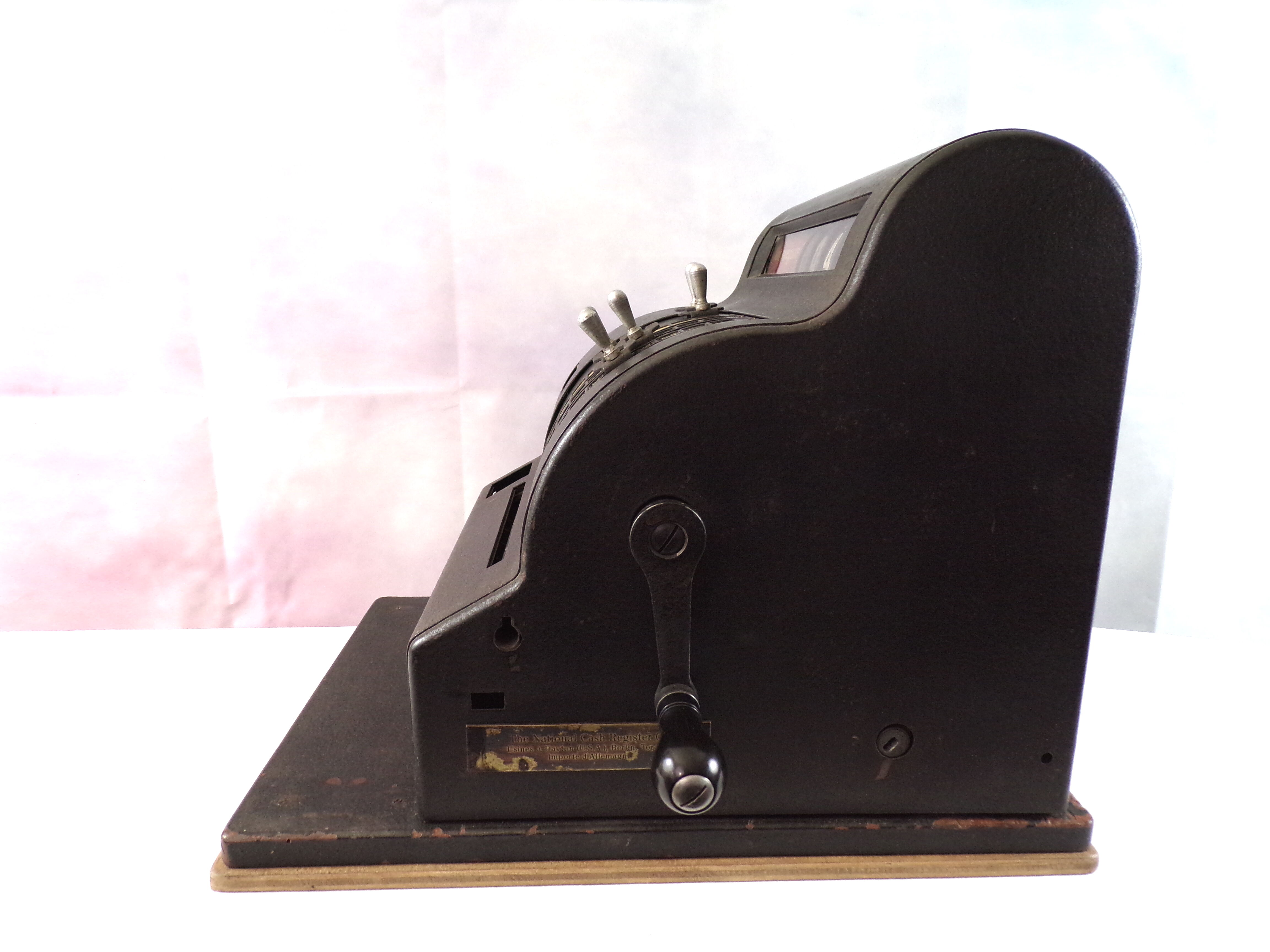 Former cash register "The National"