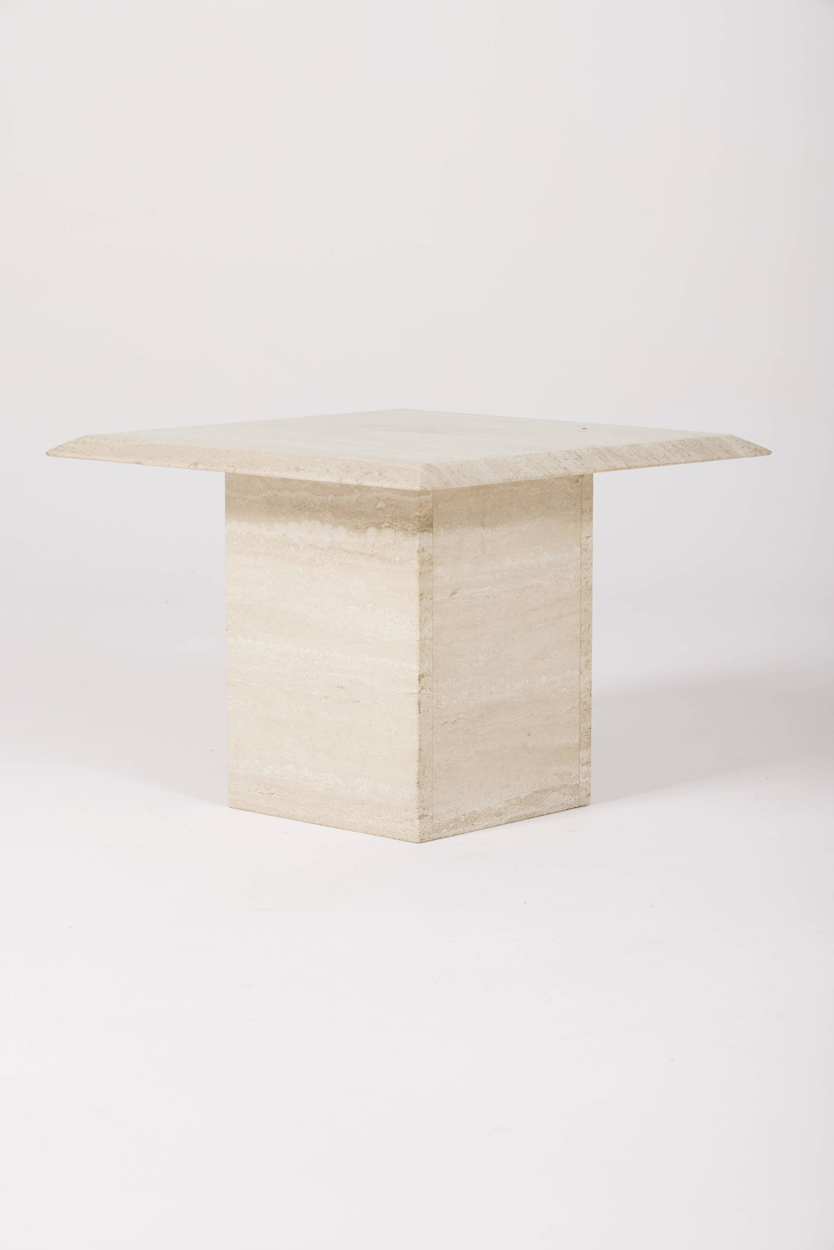 Travertine coffee table or side table