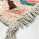Moroccan Berber rug Boujaad ecru with colorful patterns 267x162cm