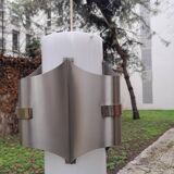 Space age chrome pendant light