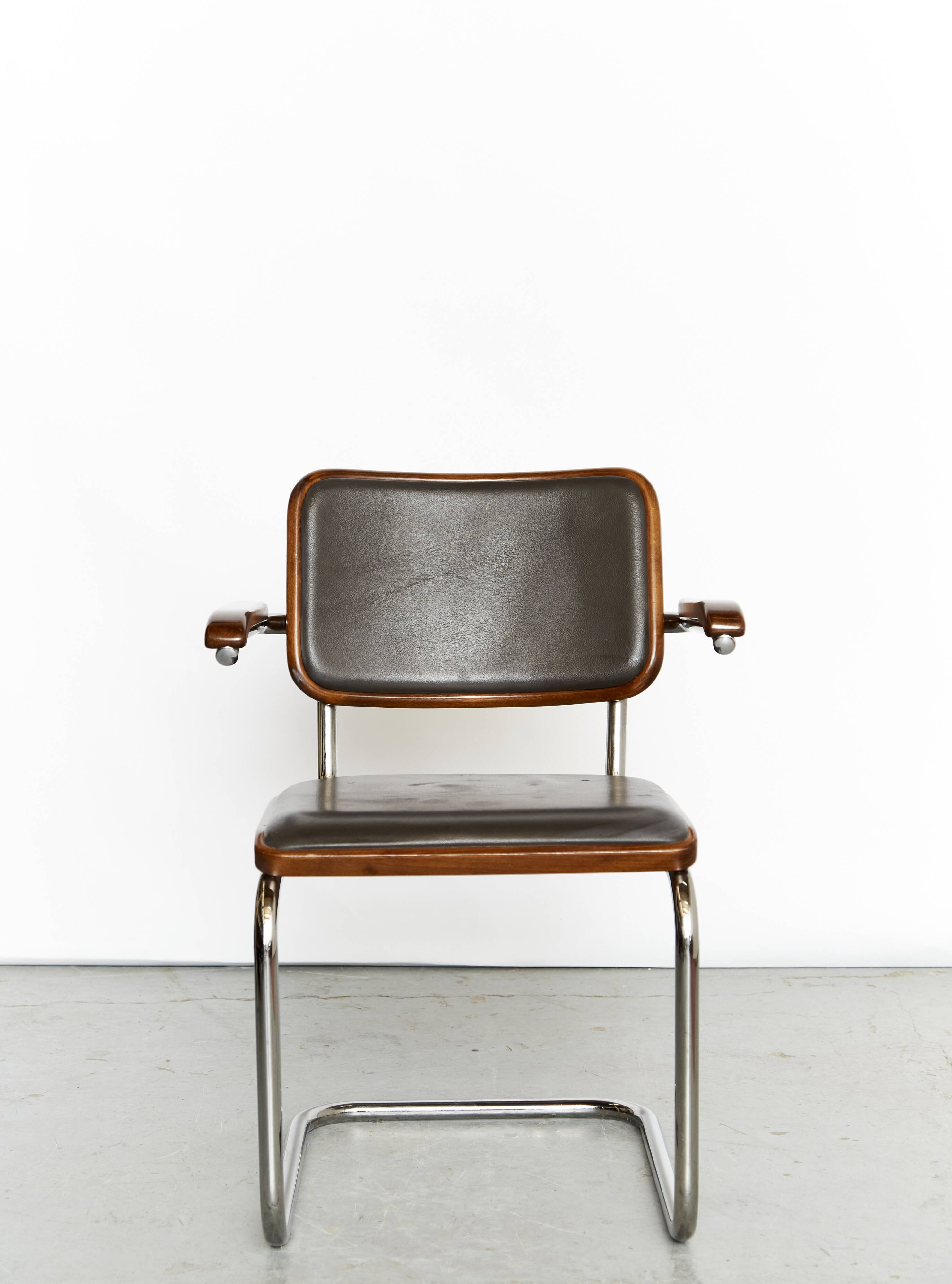 Chaises cantilever S64 de Marcel Breuer pour Thonet, 1983