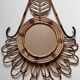Miroir demi soleil roseaux