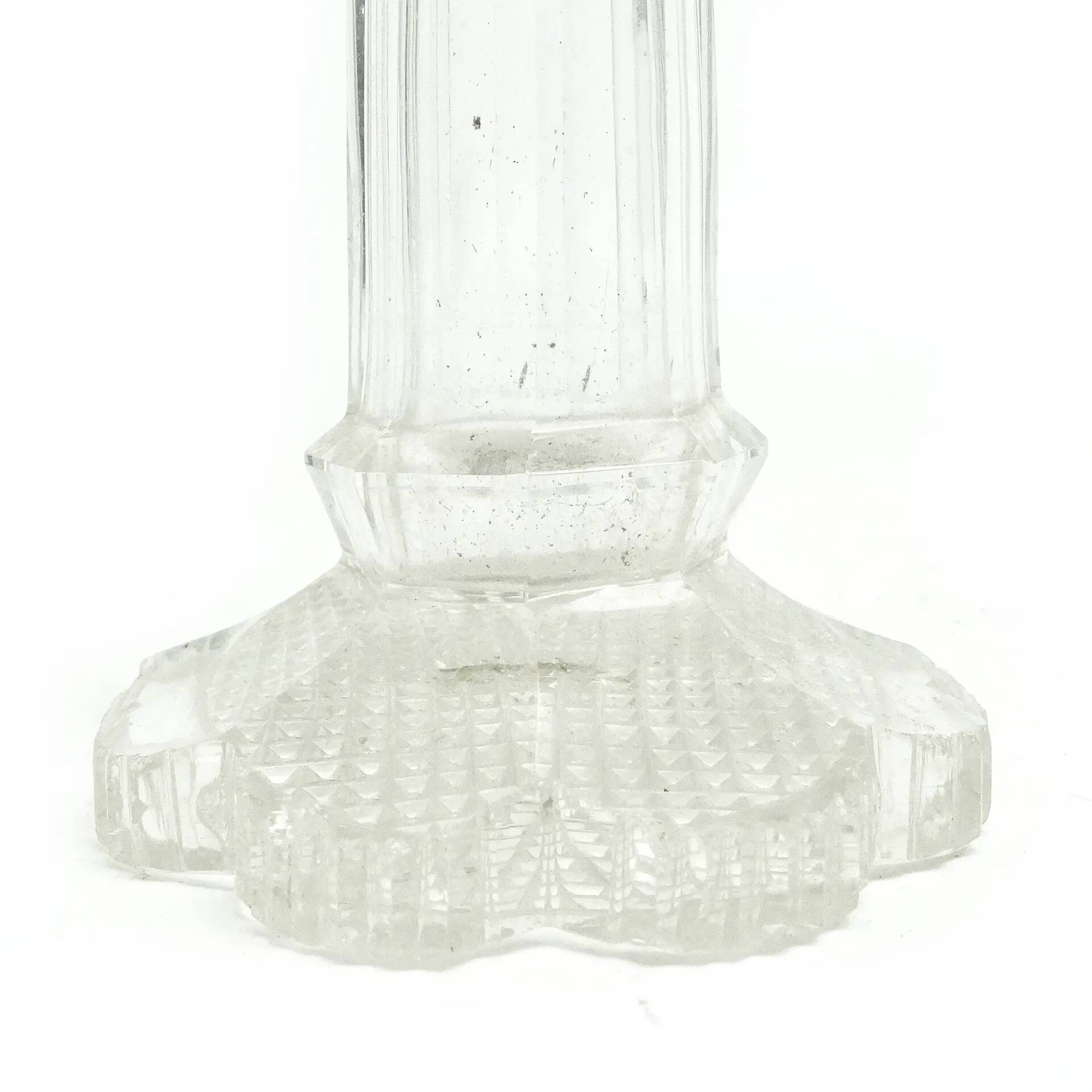 Art Deco vase, crystal, Czechoslovakia, 1930s