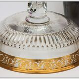 Fuit cup or centerpiece by St Louis Crystal model Thistle