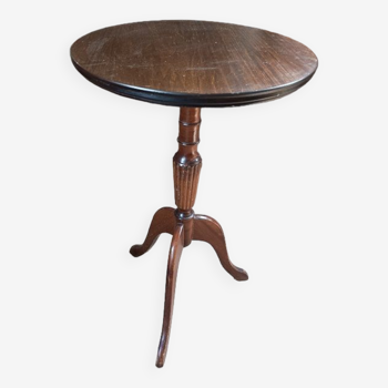 Guéridon table console bois pieds tripode bois dp 052307