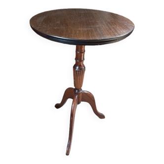 Guéridon table console bois pieds tripode bois dp 052307