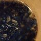 Decorative plate or presentation in blown glass