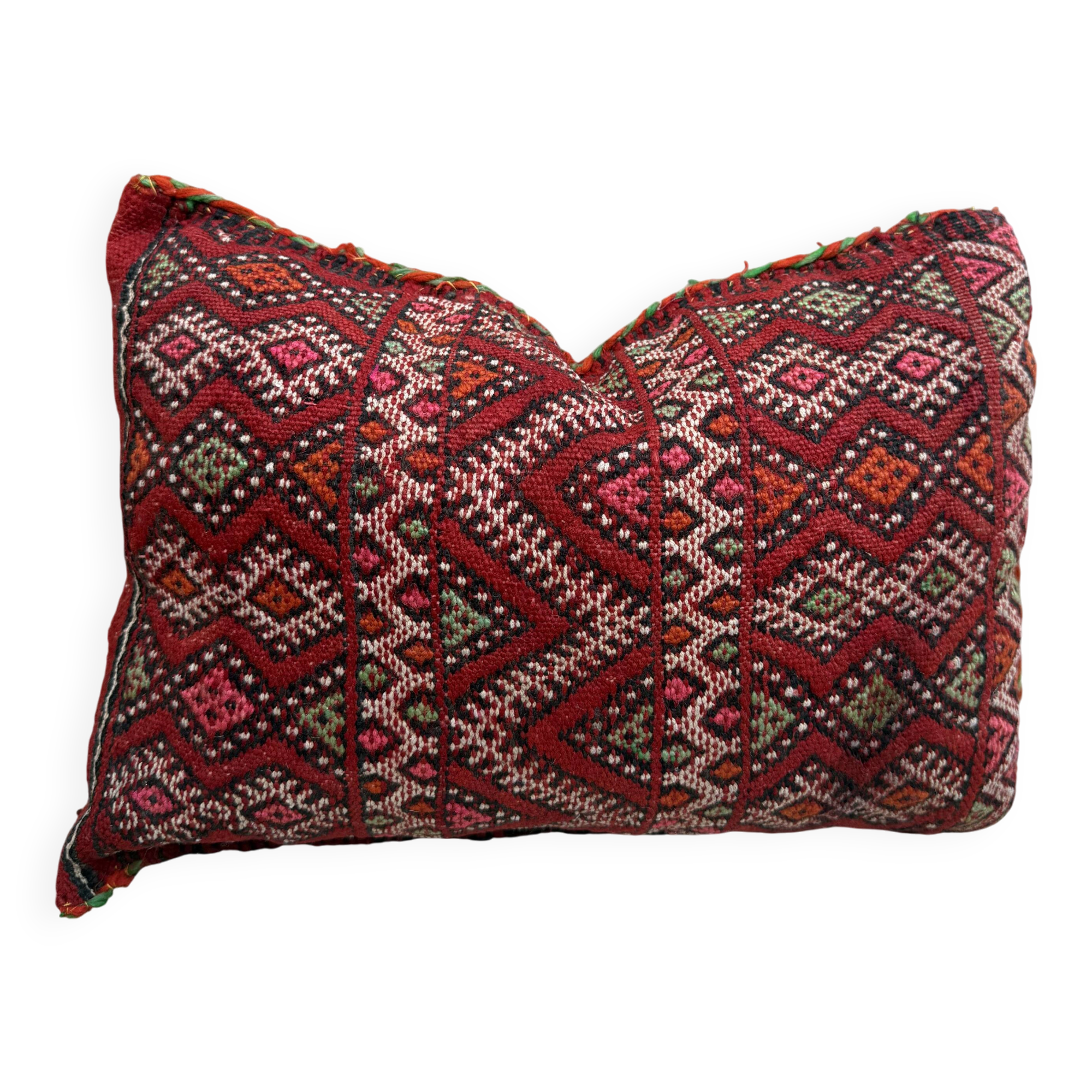 Moroccan pillowcase, Berber cushion cover, woven pillowcase