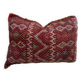 Taie d'oreiller marocaine, housse de coussin berbère, taie d'oreiller tissé