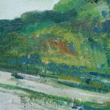 Oil on canvas by Gunnar Herman Berglund 1970