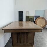 Oak desk in Art Deco style.