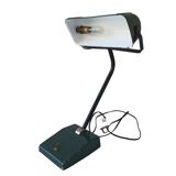 Old Vintage Functional Art Deco Green Enameled Industrial Desk Lamp