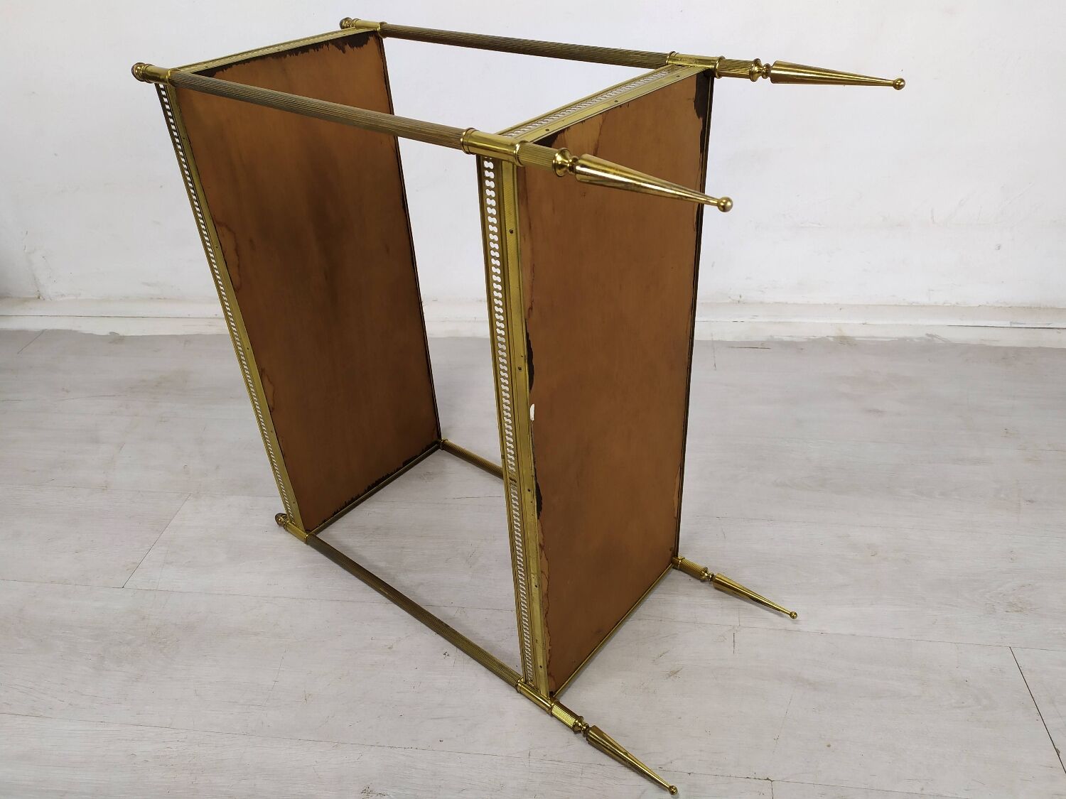 Brass console table