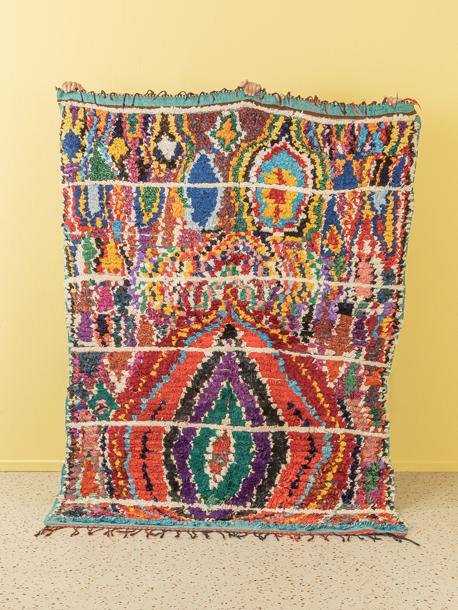Boucherouite, berber rug, 167 x 233
