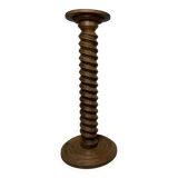 Solid oak twisted column