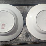 Duo d’assiettes creuses en Terre de Fer Saint-Amand & Hamage modèle Campanule