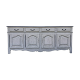 Relooked solid oak buffet