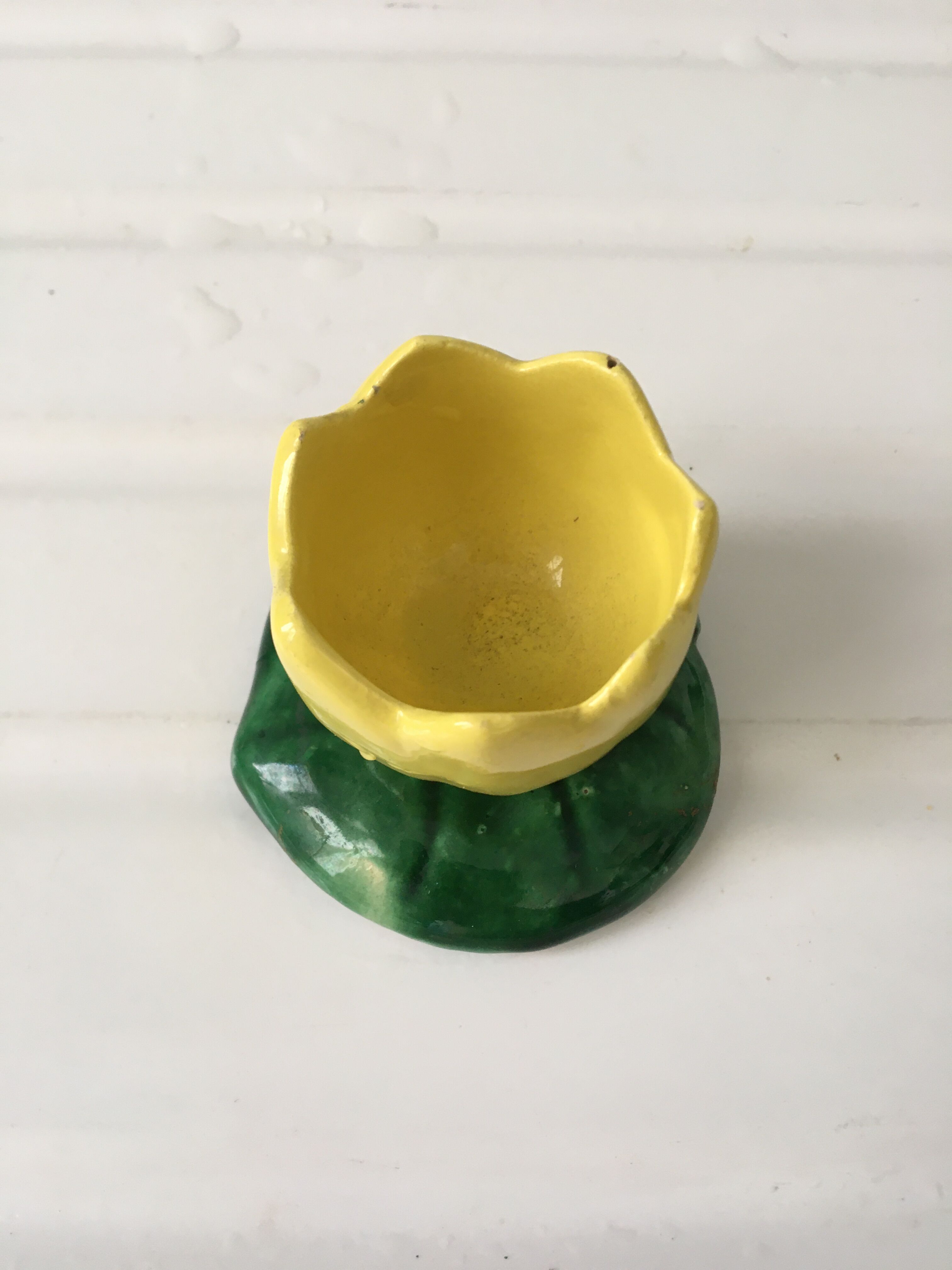 Ceramic water lily flower popple
