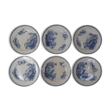 Iron earth 6 plates with butterfly entremets