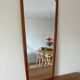 Vintage Danish teak mirror - beautiful edges