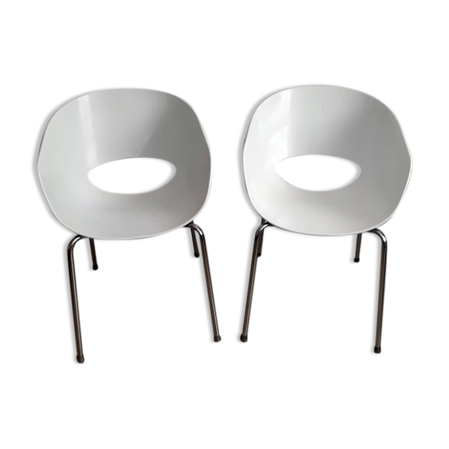 Series of 2 Sintesi chairs, Cantarutti design