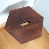 Wooden tripod stool
