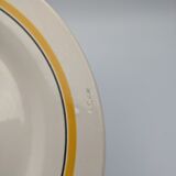 Lot 10 dessert plates digoin sarreguemines model dunkirk floral decoration