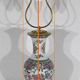 Lampe en porcelaine de chine et laiton, début XXe