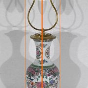 Porcelain lamp of china and brass – early twentieth century