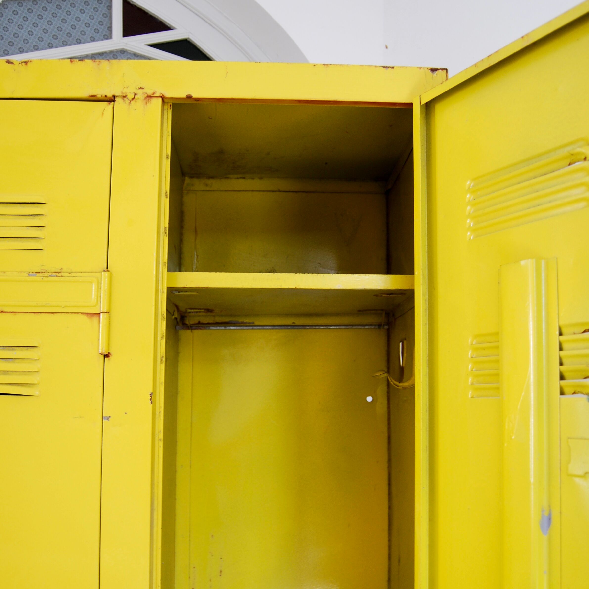 Industrial wardrobe 3 metal doors