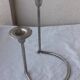 Double metal candle holder