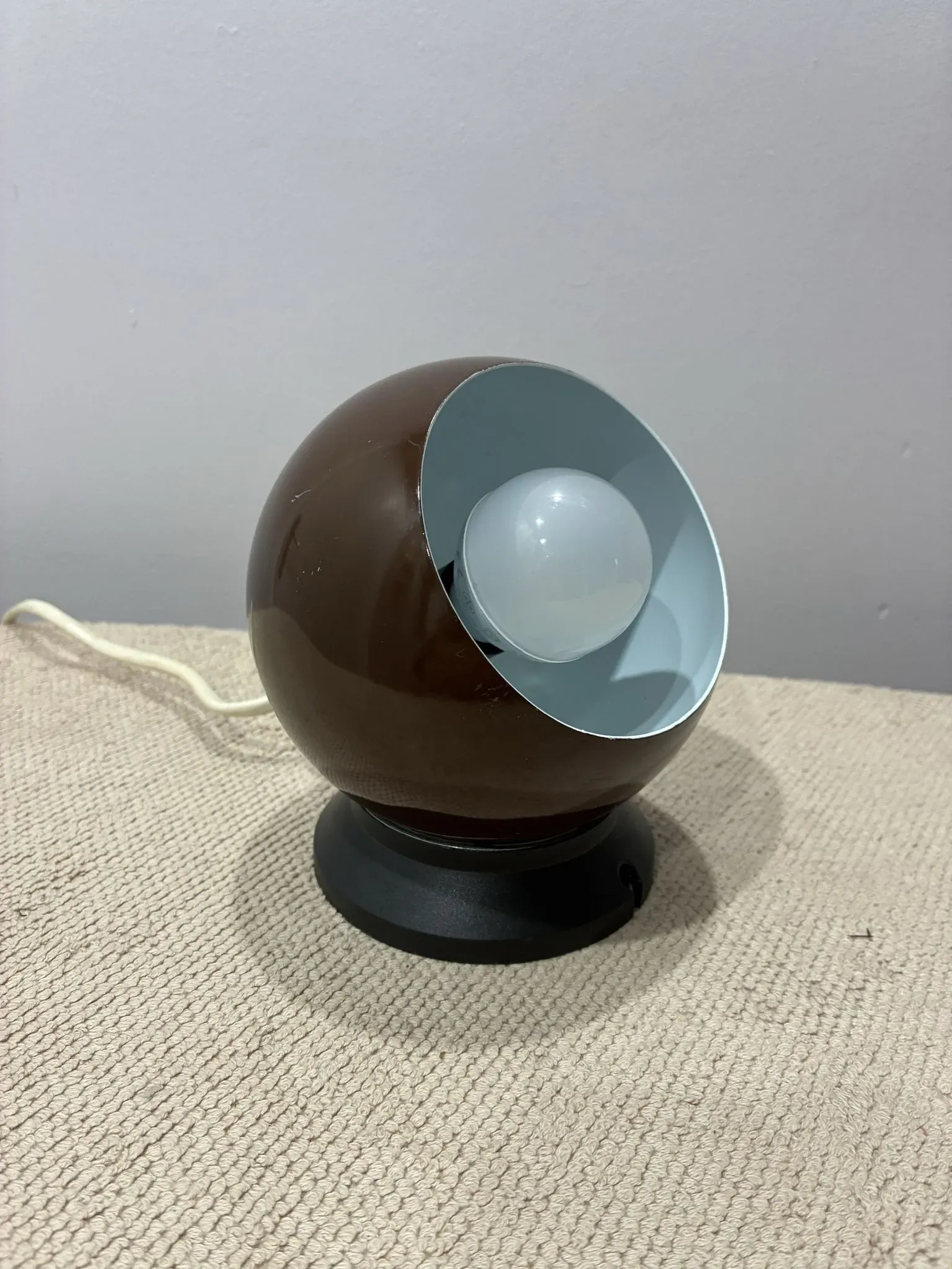 Benny Frandsen for ABO Randers magnetic eyeball lamp, 1960s-70s