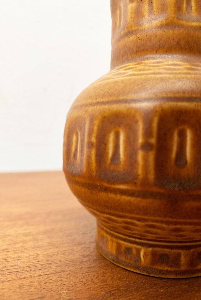 West German pottery vase by Scheurich, mid-century, 1960s.