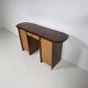 Artona cabinet/desk in walnut and burlwood, Maxalto, Italy, 1970s