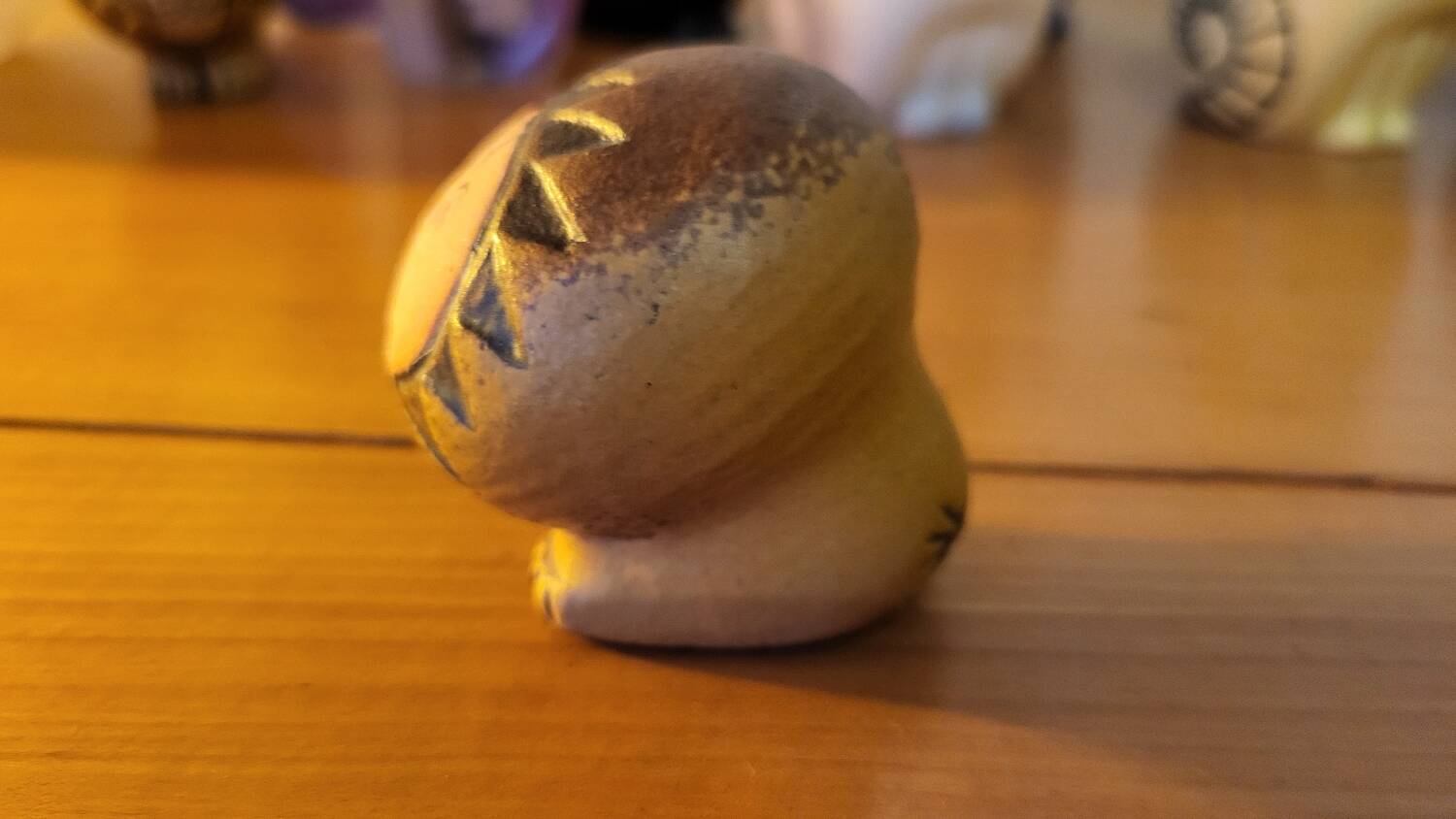 Mini Lion in ceramic by Lisa Larson, Gustavsberg Studio.