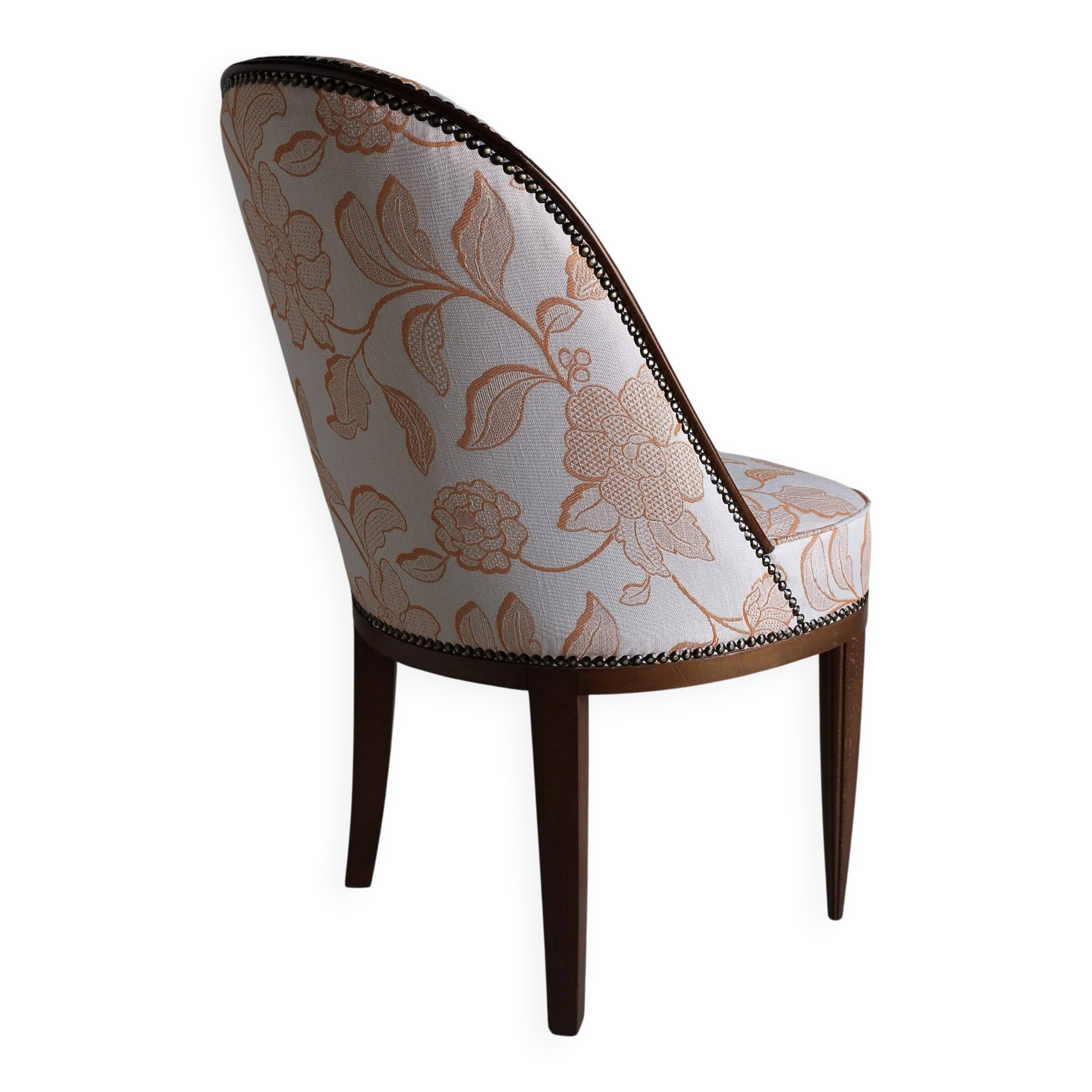 2 Art Deco mahogany curved back chairs | France | 1920s
