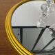 Golden mirror plateau Art Deco diameter 41cm