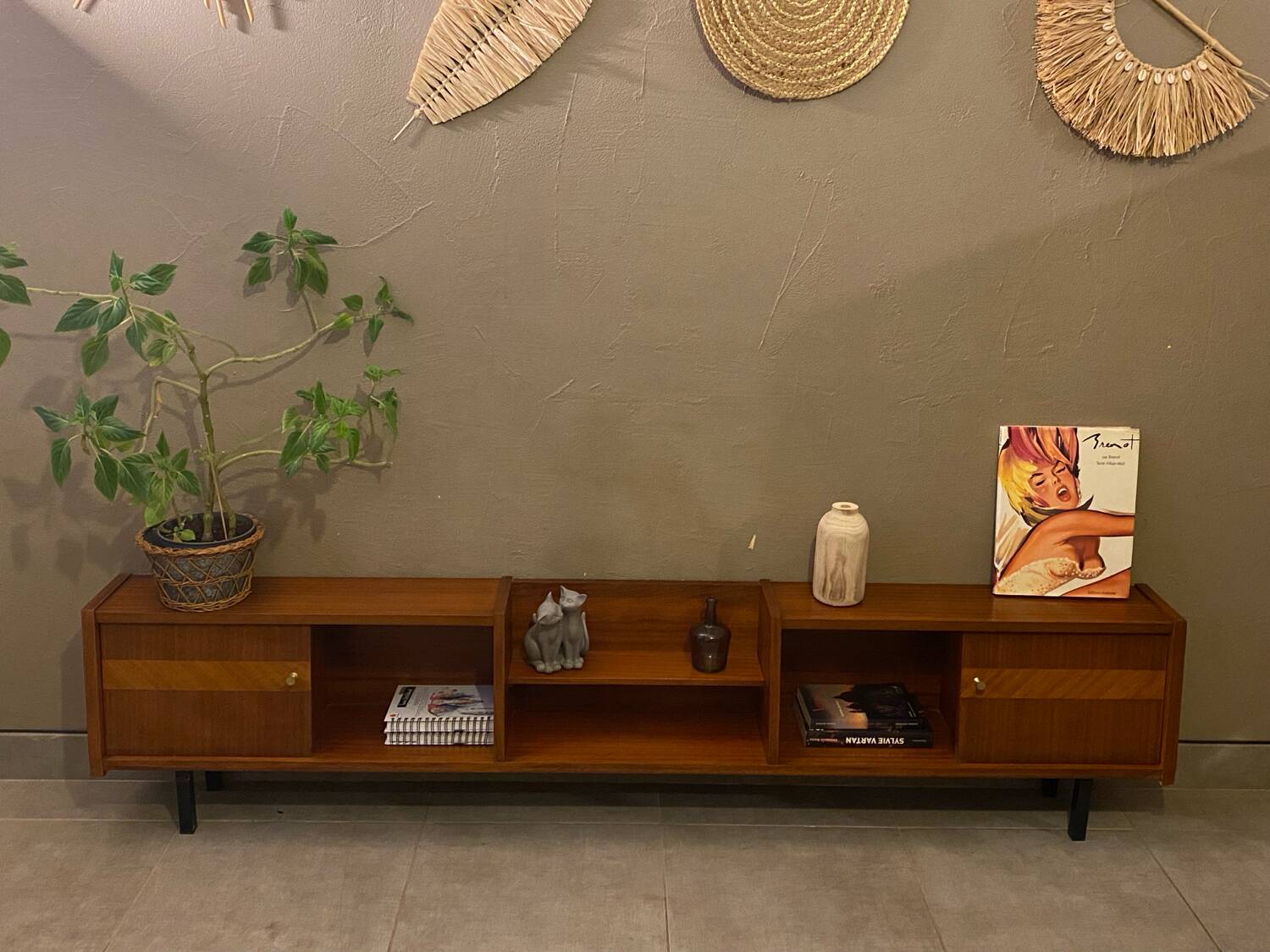 Vintage sideboard from the 60s (shallow)