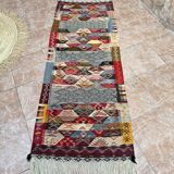 Contemporary Kilim Rug - Taznakht Kilim runner - runner - Unique runner rug - Berber rug