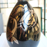 Art deco vases signed Bosh, Made in Belgium "D 1780-945"