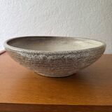 Large glazed stoneware bowl from the 60s