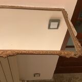 Old metal mirror 68x36cm